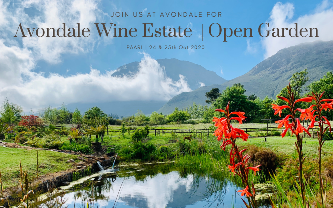Avondale Wine Estate Opens Gardens – 24th & 25th October 2020